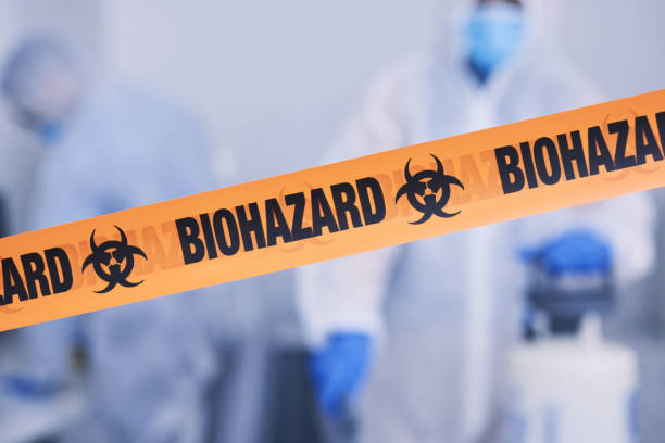 Professional Biohazard Cleanup technician working in Belvidere, NE